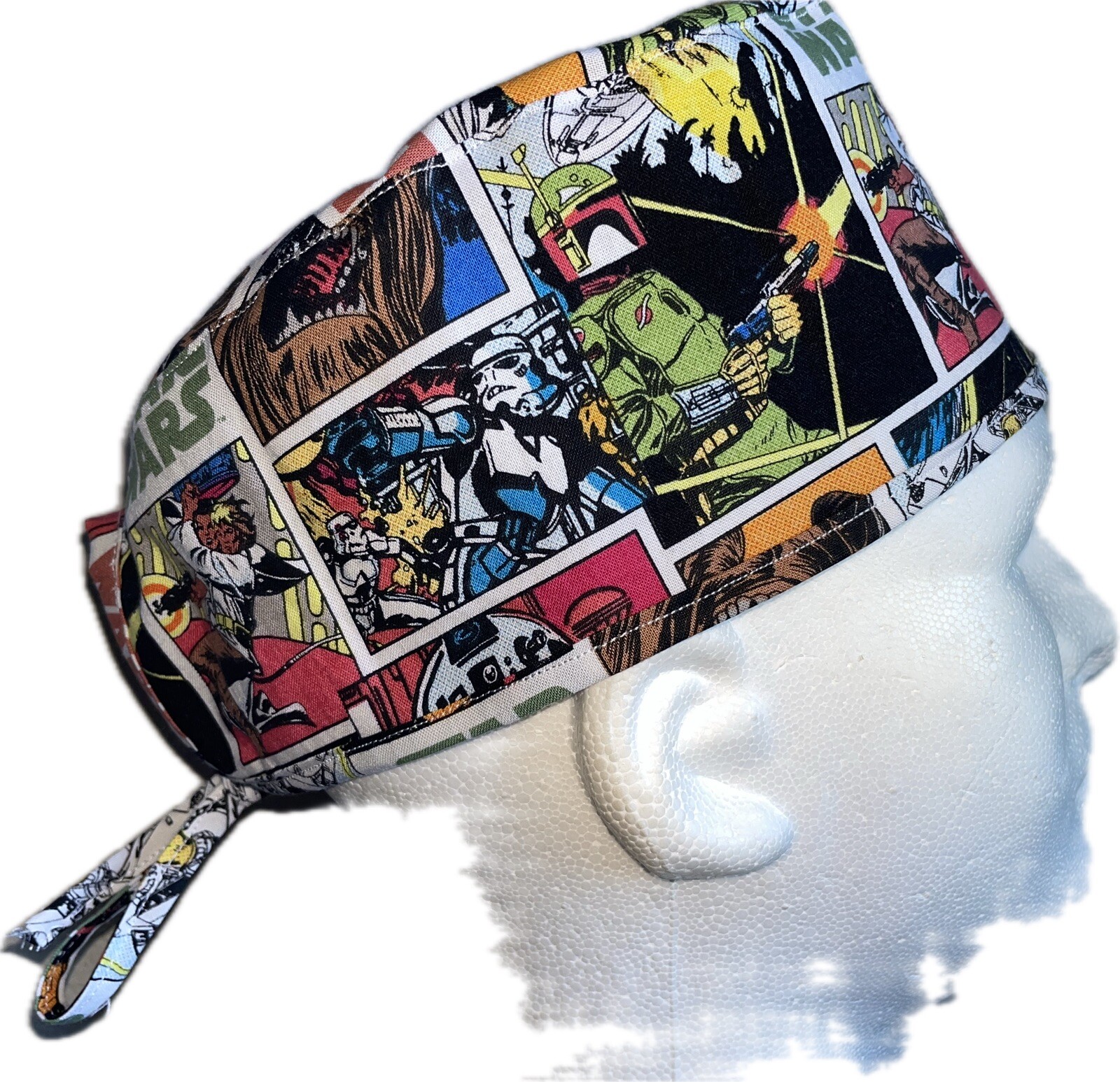 Star Wars Cartoon Scrub Hat Chemo Cap