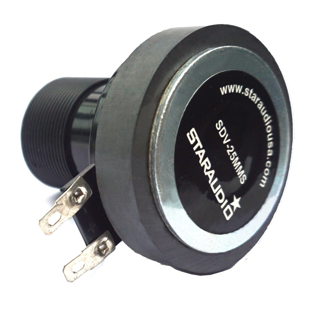 25mm Driver Horn Tweeter Titanium Compression Screw-on for Replacement Speaker