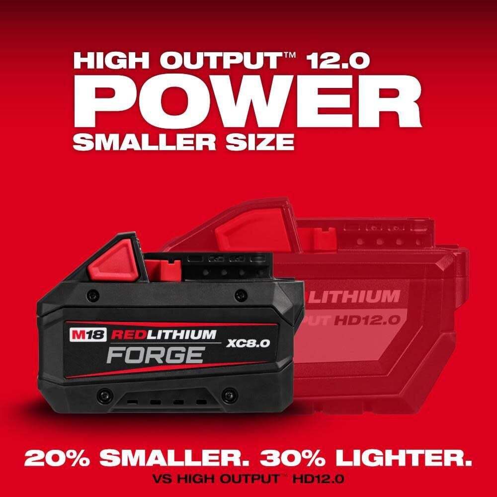 Milwaukee M18 Redlithium Forge Xc8.0 Starter Kit