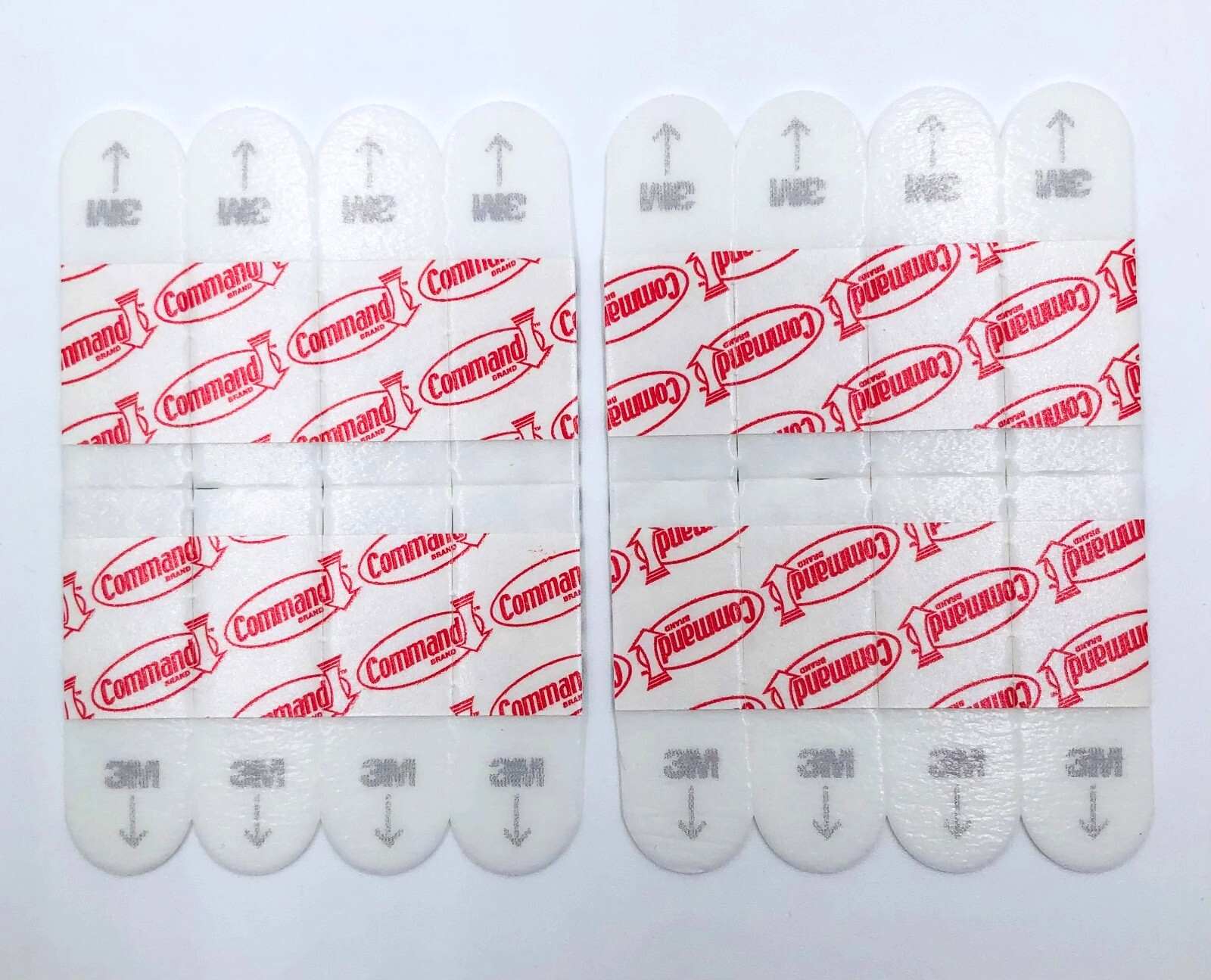 16 Command Strips 3M Poster White Small 8 Pairs Damage Free Hanging 1.75" Inch