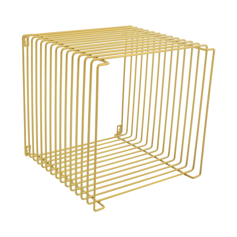 Iron Multi-Purpose Square Side Table Side Table Square Cage End Table
