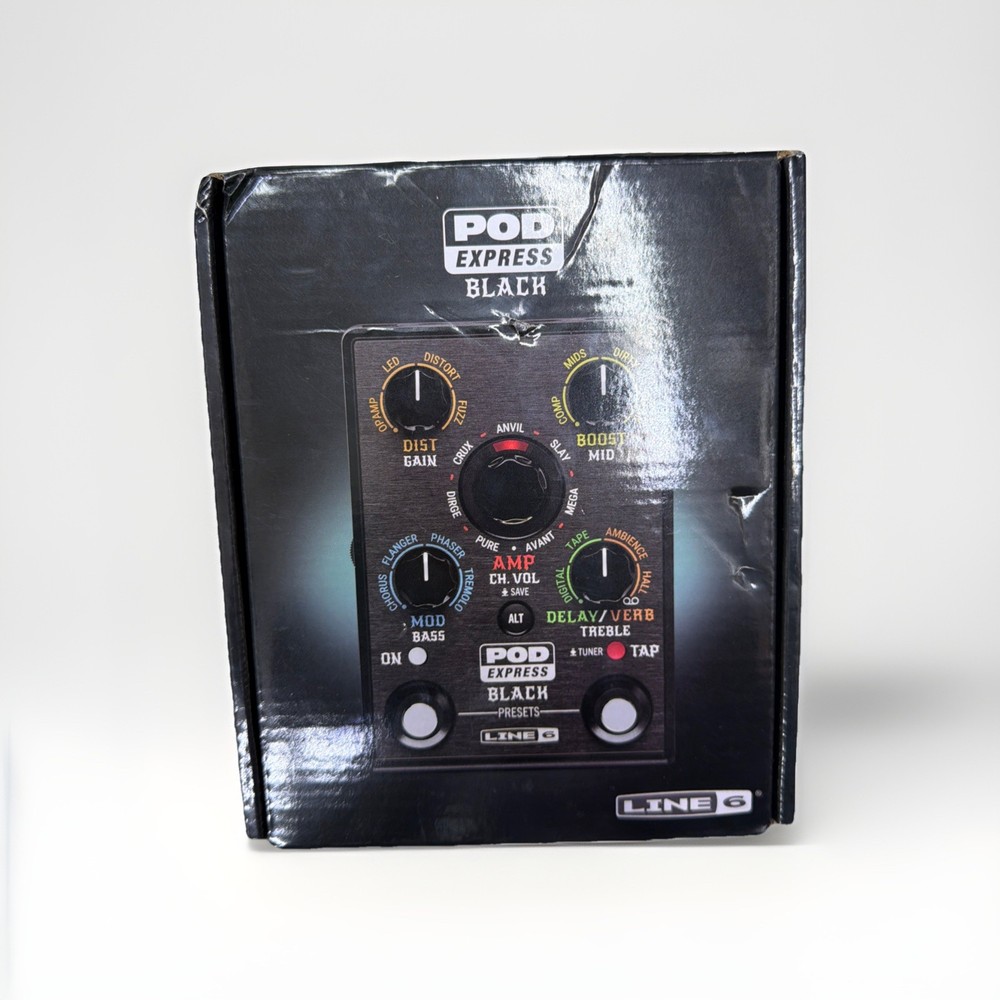 Line 6 POD Express Black - Portable Guitar Amplifier & Multi-Effects Processor