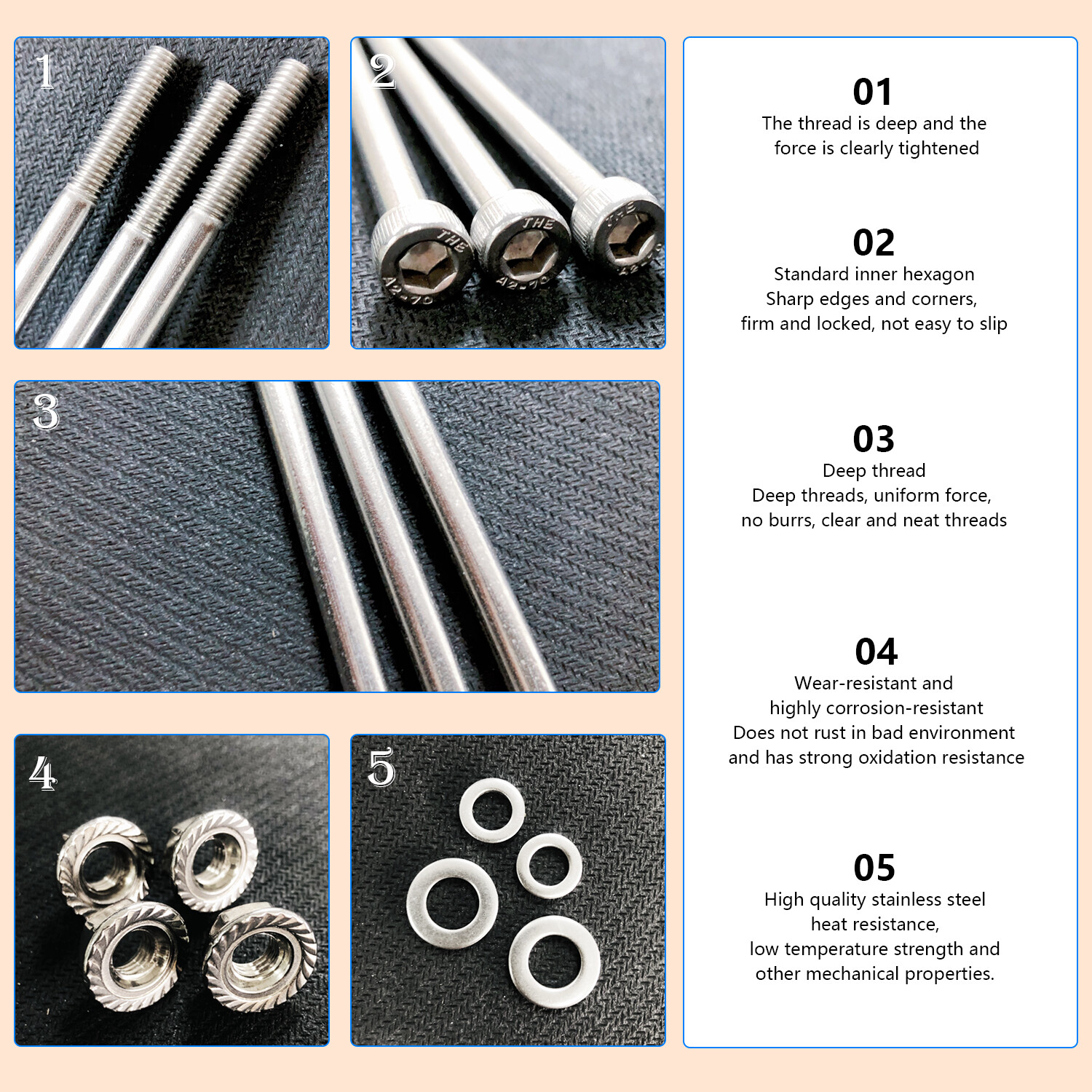 Cylinder Head Stud Nut Kit & Engine Bolts for Honda Sportrax 400 TRX400EX TRX400