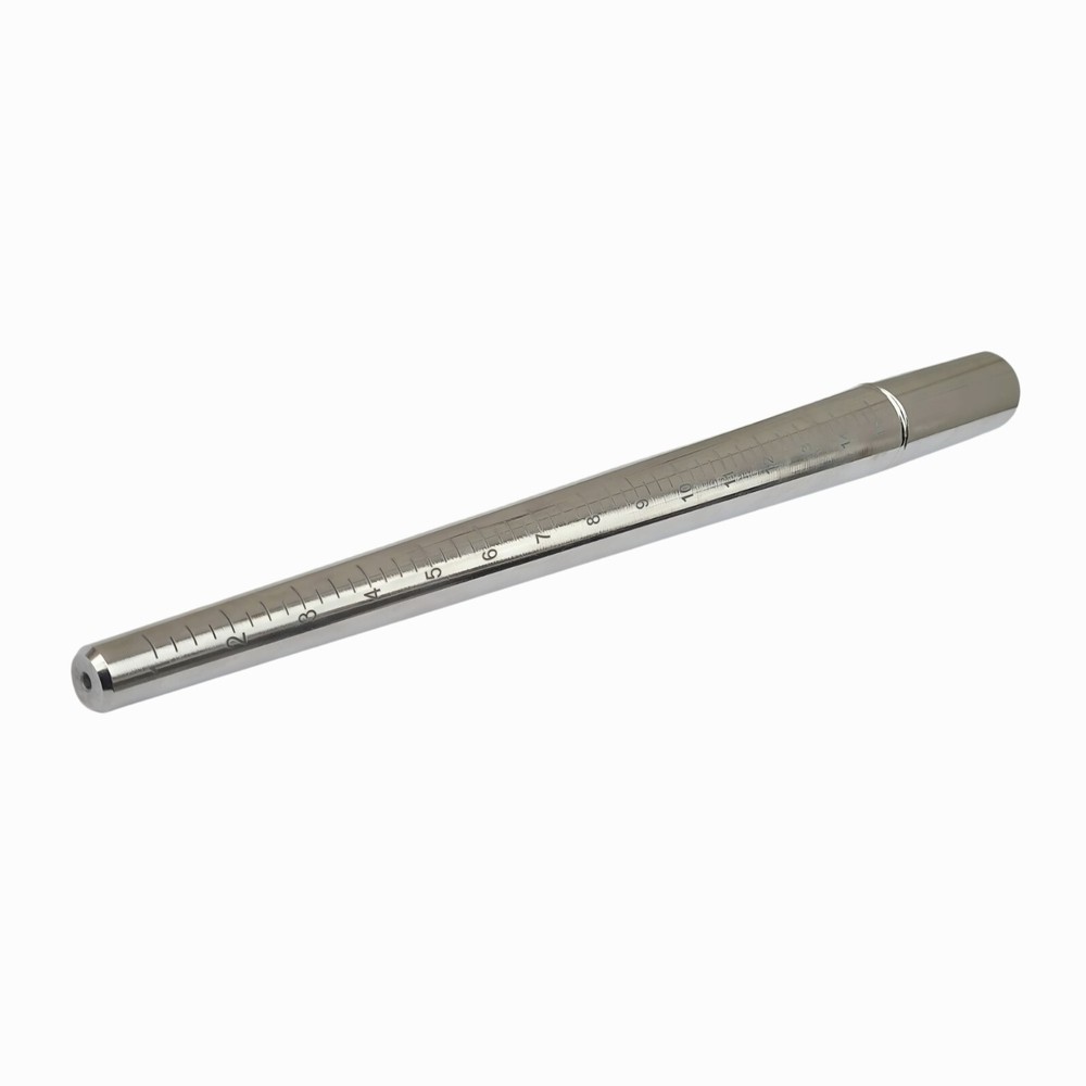 Solid Aluminum Ring Sizer Stick Mandrel Ungrooved - Sizes 1-15 U.S. Standard