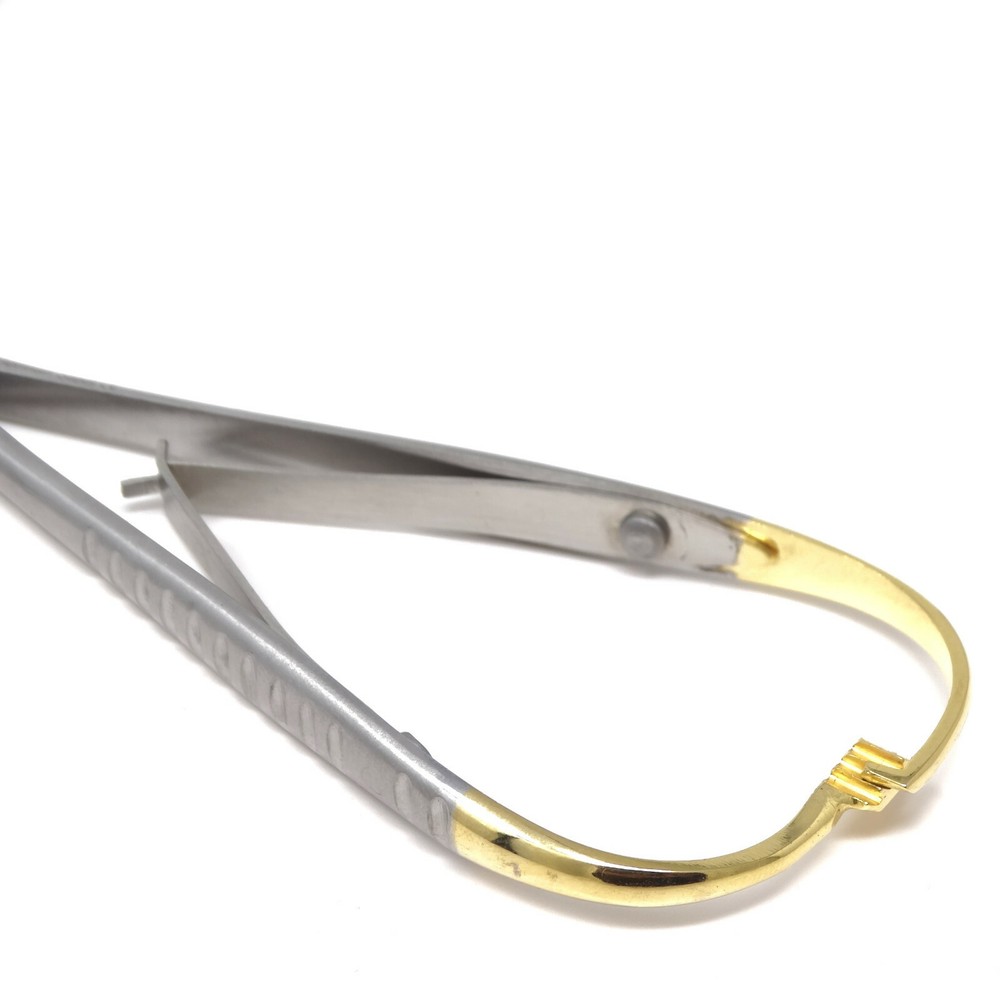T/C O.R PREMIUM GRADE MATHIEU NEEDLE HOLDER 5" WITH TUNGSTEN CARBIDE INSERTS