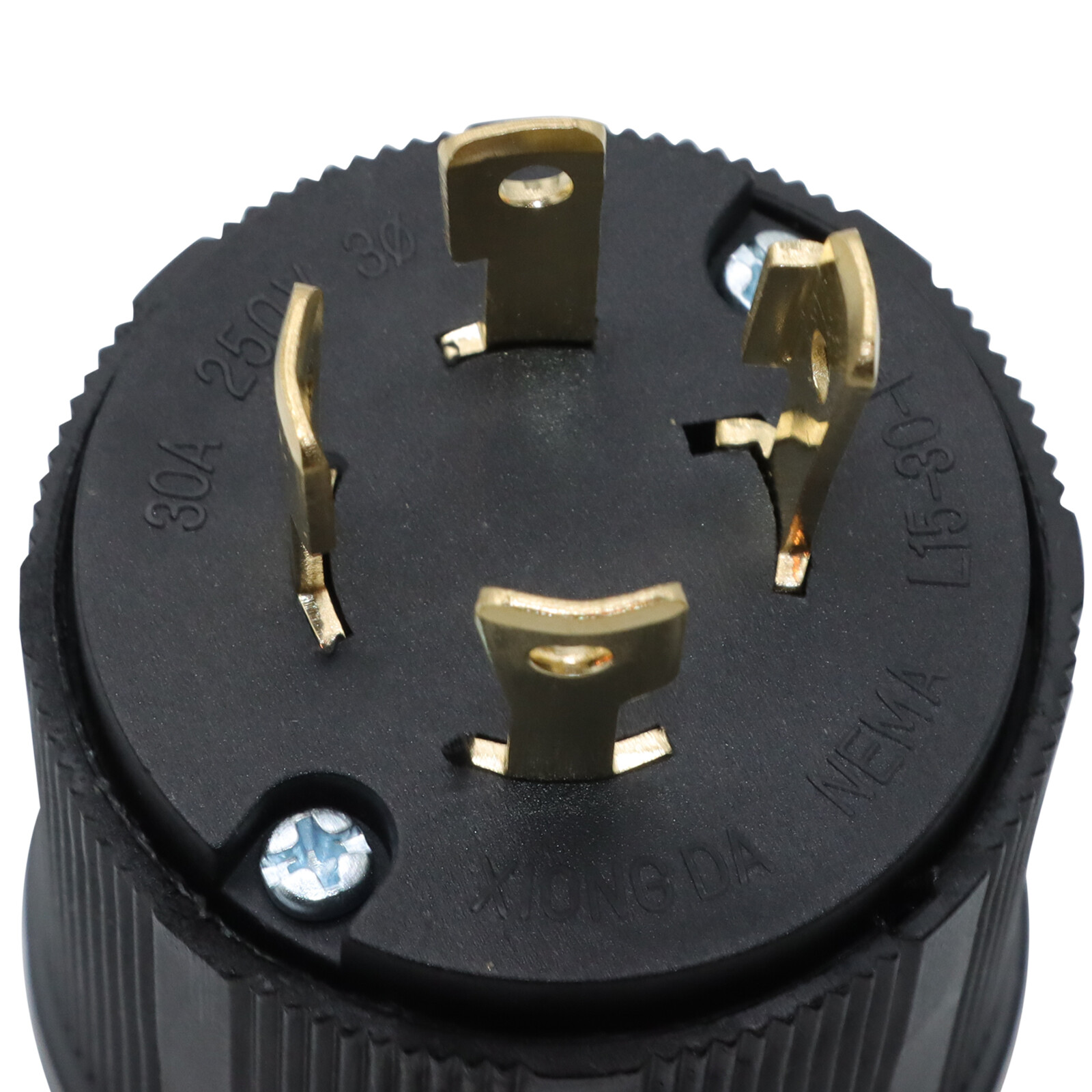 50PCS For NEMA L15-30P Male Plug 30A 250V Locking Generator Plug L15-30