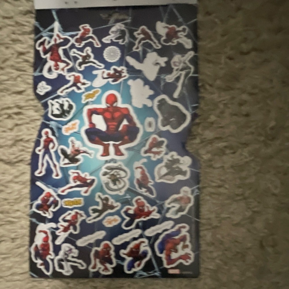 Marvel Spider-Man Sticker Collection 4 Sheets Over 150 Stickers
