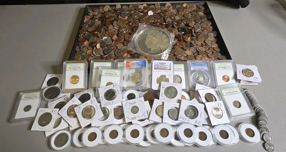 US Coin Mystery Pack - Early, Graded, Key Dates - Read Description