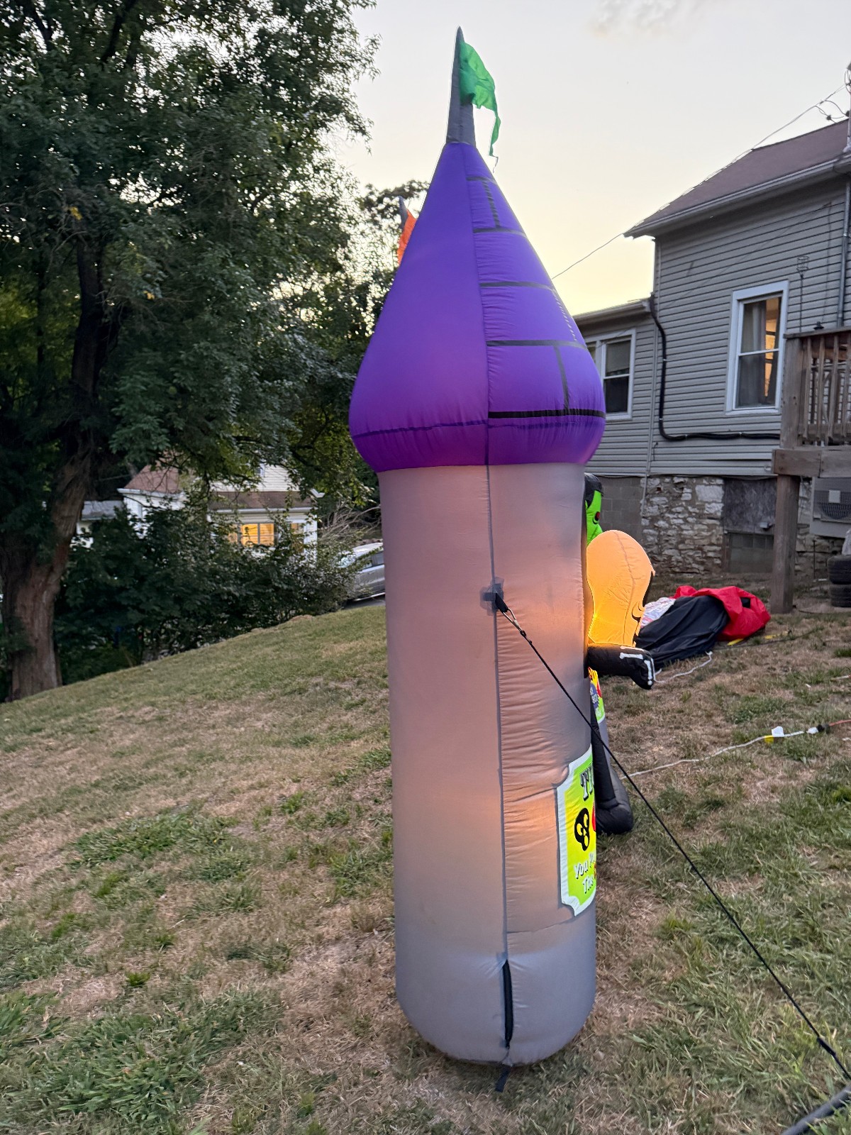 2017 9.5' GEMMY THRILLS & CHILLS HALLOWEEN ARCHWAY AIRBLOWN INFLATABLE