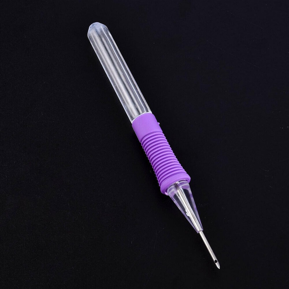 DIY Magic Embroidery Pen Set Punch Needle Stitching Knitting Sewing Tool Kit