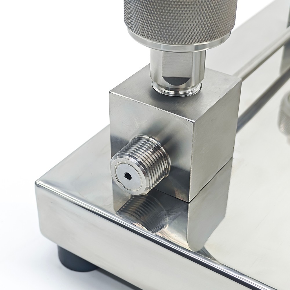 2 Interface air Pressure Calibrator 25MPa Pressure Table Expansion Eixture Press
