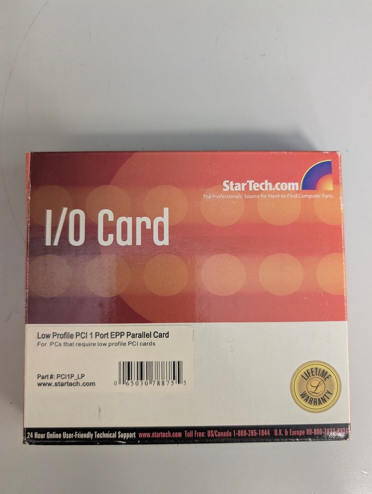 StarTech PCI1P_LP Parallel PCI Printer Card - Full Height