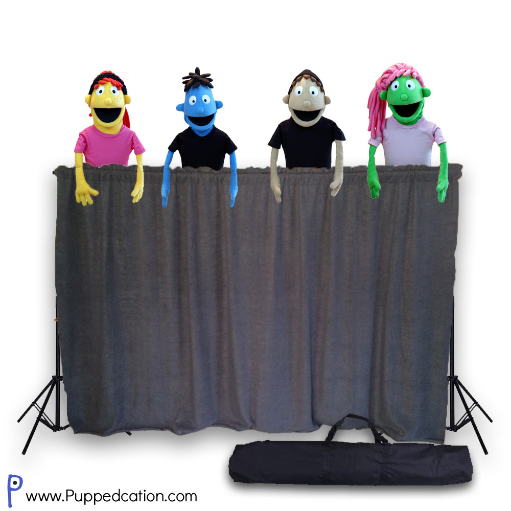 Classroom Puppet Stage | Professional Tripod Puppet Stage Theater with bag