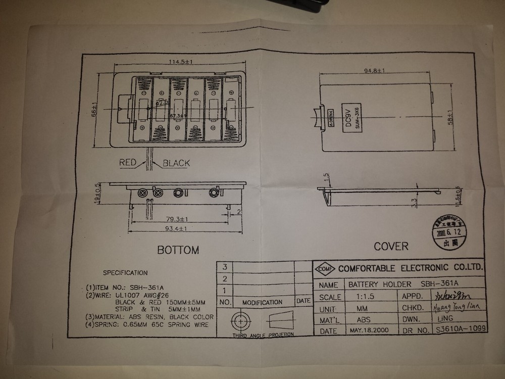 Modutec 2053-3439-04 AC Current LCD Digital Panel Meter