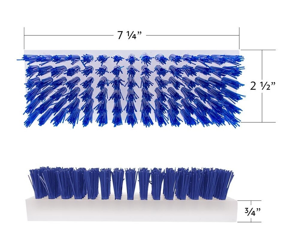 Boot brush caddie refill replace blue brush for Peterbilt Kenworth Freightliner