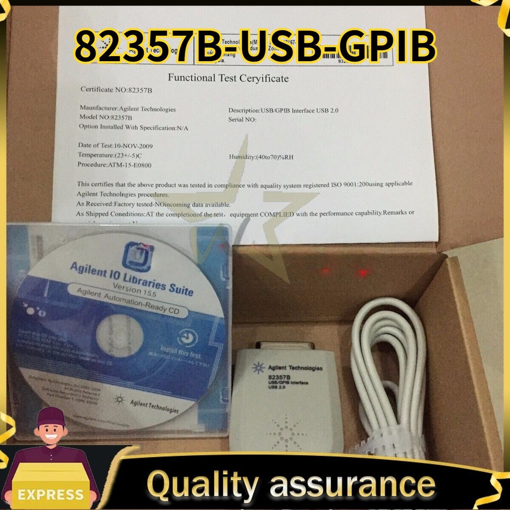 82357B USB-GPIB New in Box HP Agilent Interface High-Speed USB 2.0 Fast Ship