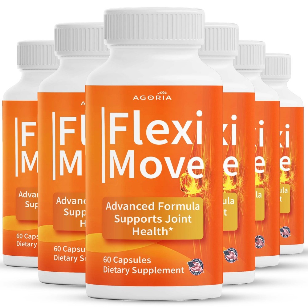 (6 Pack) Flexi Move Joint Support Advanced Formula Supplement FlexiMove Capsules