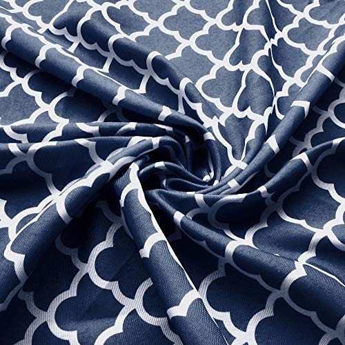 Spring/Summer Wrinkle-Free Waterproof 60" x 102" (Rectangular) Navy Blue