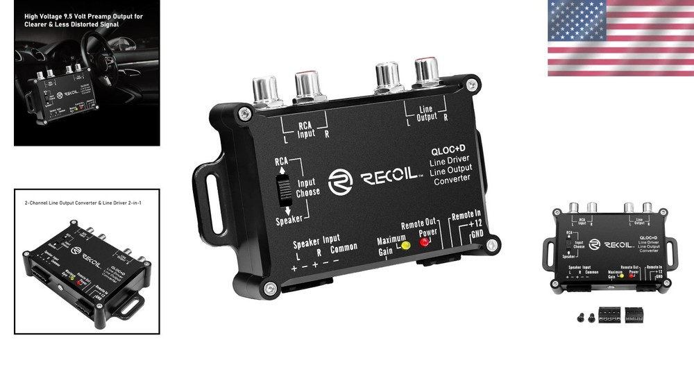 2-in-1 Line Output Converter Driver with Intelligent Auto Sense Functionality