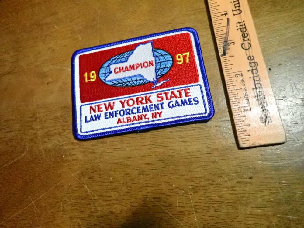 NEW YORK STATE OFFICER  GAMES   VEST PATCH OBSOLETE  PATCH BX E#17