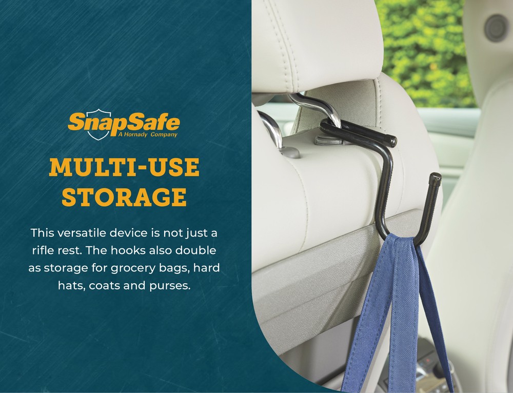 SnapSafe Vehicle Headrest Gun Rack