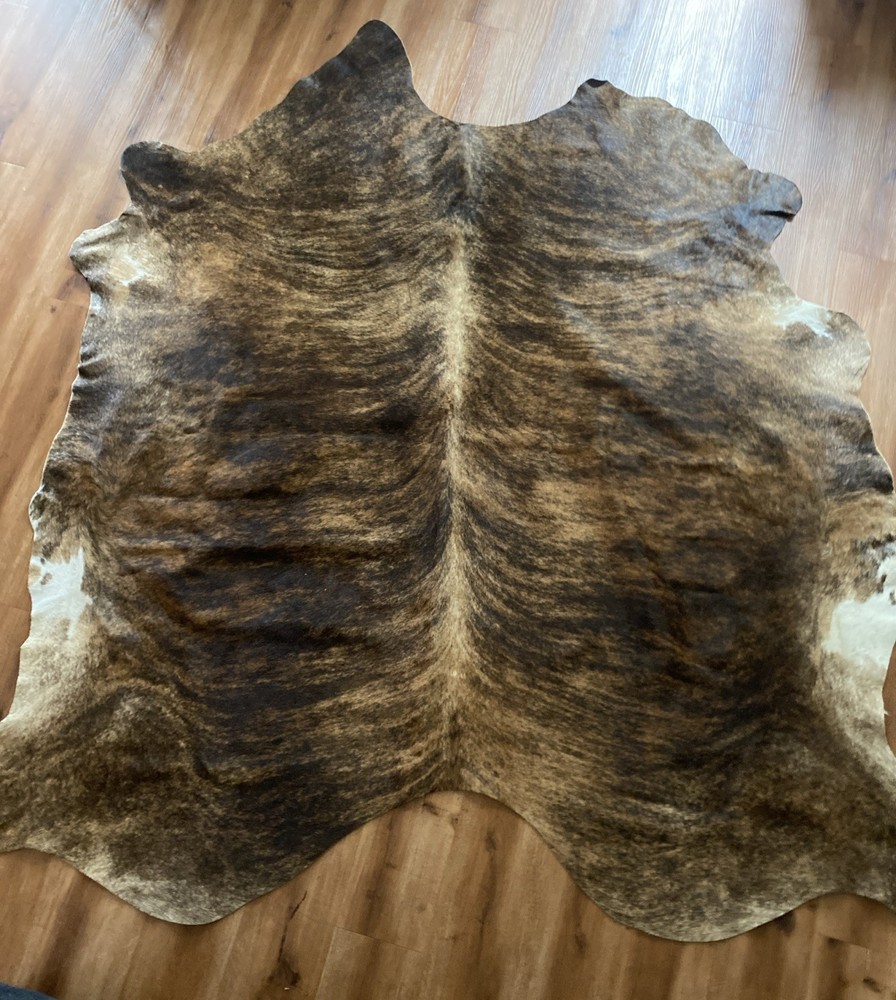 Argentine Brindle Cowhide Rug
