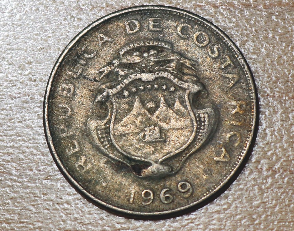 1969 Costa Rica 5 Centimos