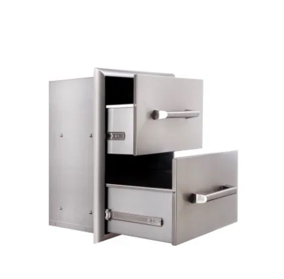 EdgeStar 16 Inch Wide Double Storage Drawers E160DRAW2