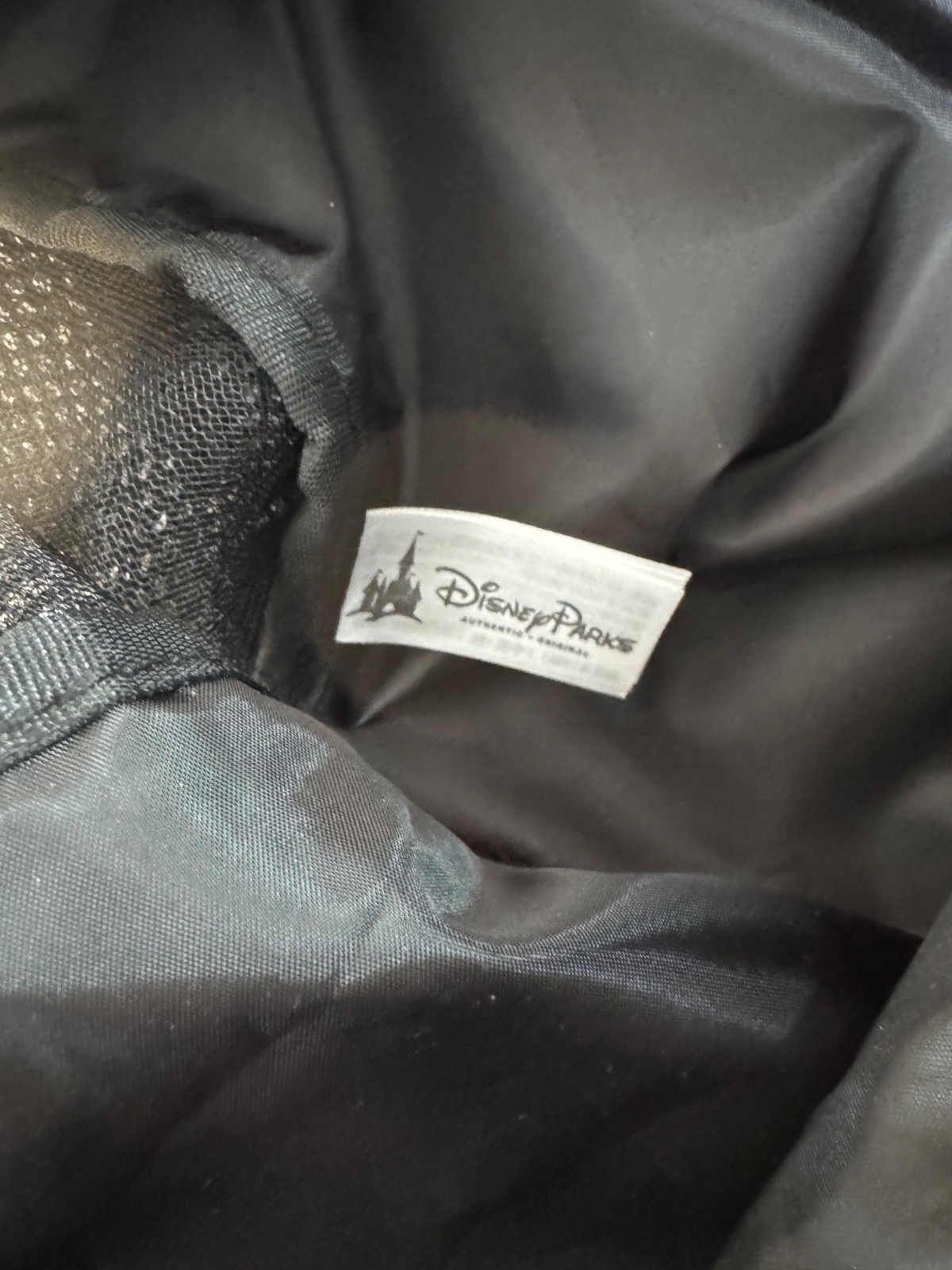 Disney Parks Walt Disney World Mickey Mouse Drawstring Cinch Bag Black & Red