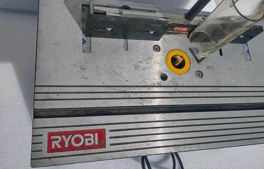 Ryobi Router Table with a mounted Router