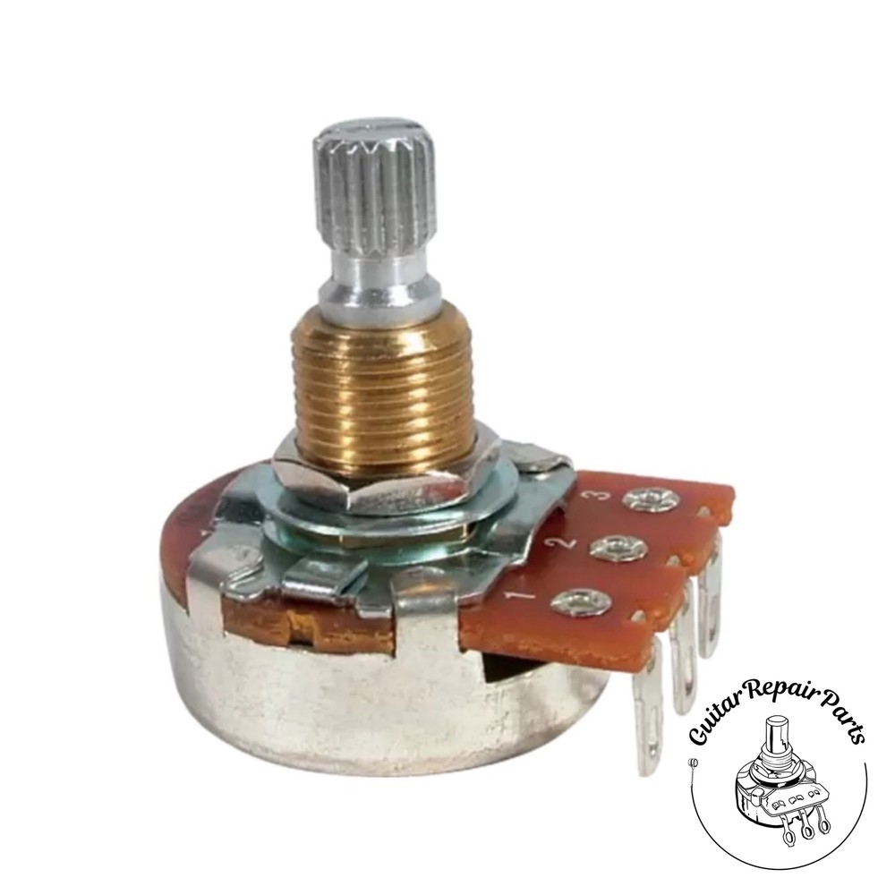 Bourns 500k Low-Friction Potentiometer, Linear Taper, Split Shaft