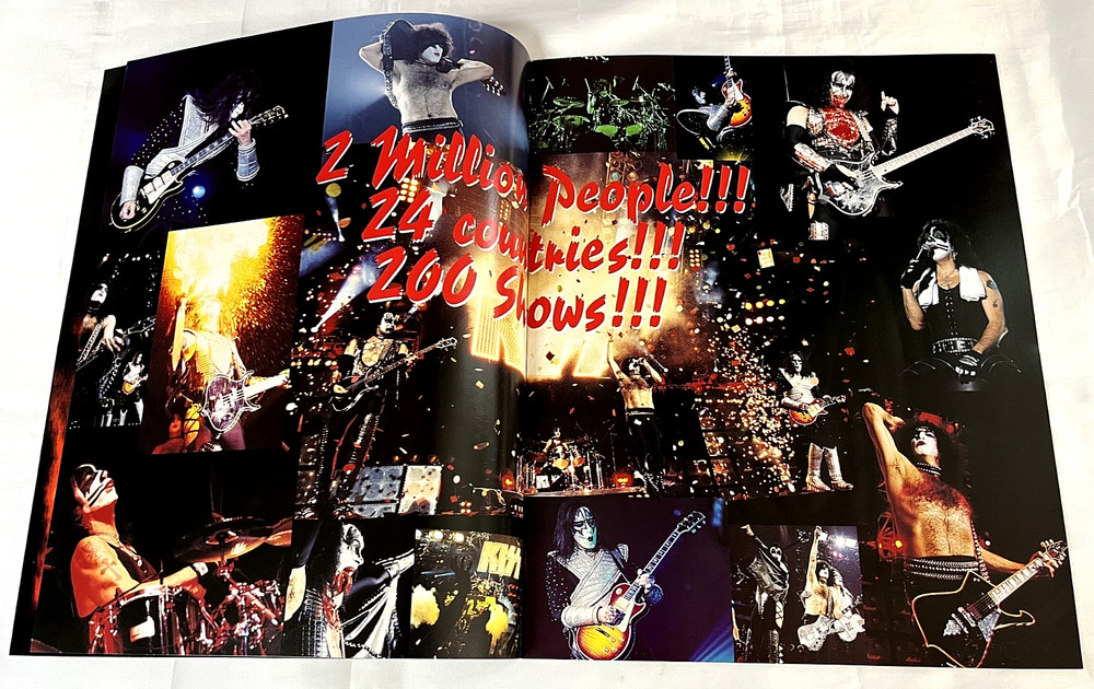 KISS Dodger Stadium October 1998 Psycho Circus Tourbook Program 3-D Glasses Ace