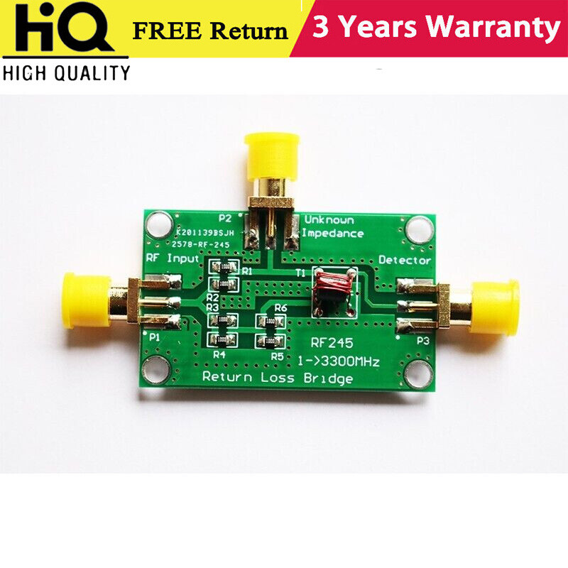 RF245 1-3300MHz Passive Return Loss Bridge Module Input Maximum Signal 2W