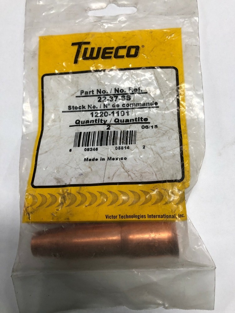 TWECO 22-37SS NOZZLE 3/8" (2 PER PKG)