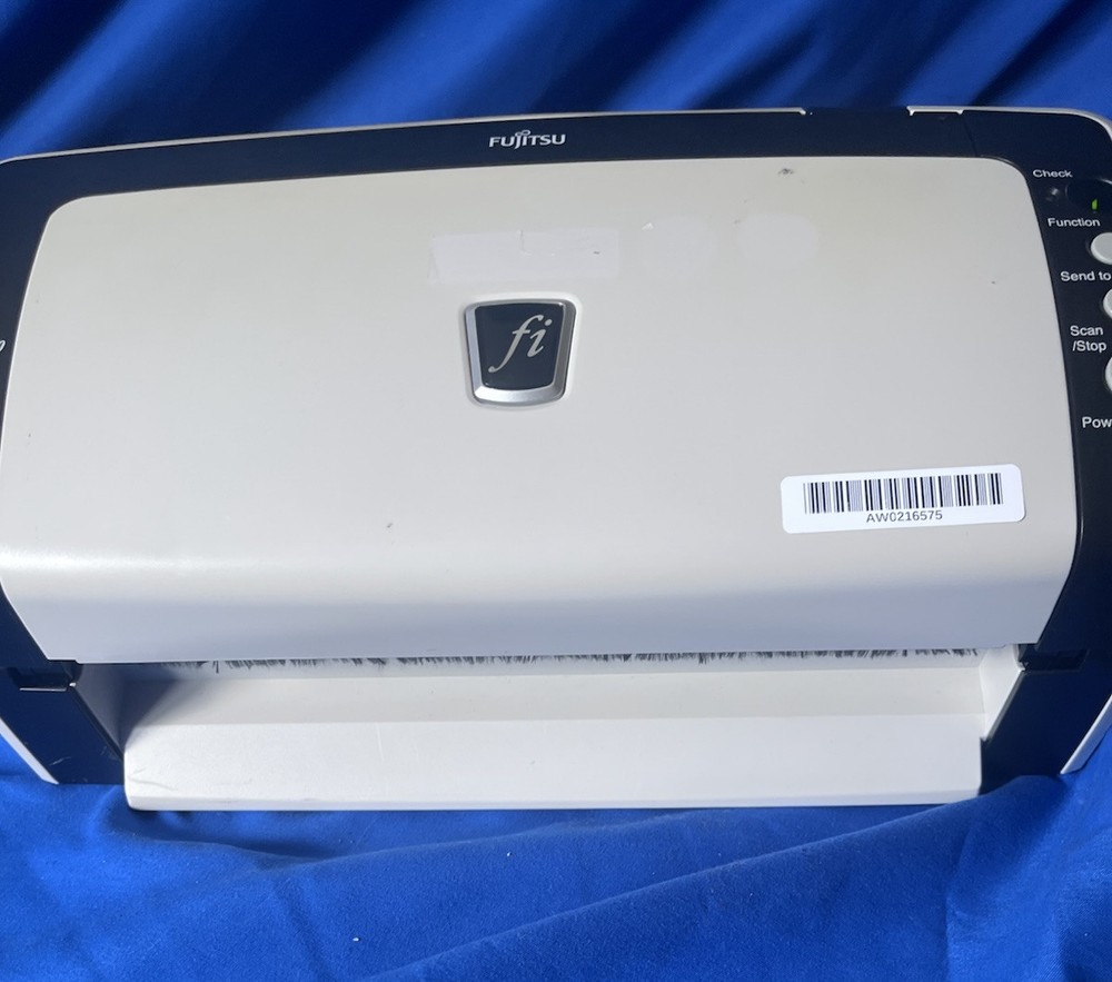 Fujitsu fi-6130 Desktop Pass Through Duplex Document Scanner For 4K pg count