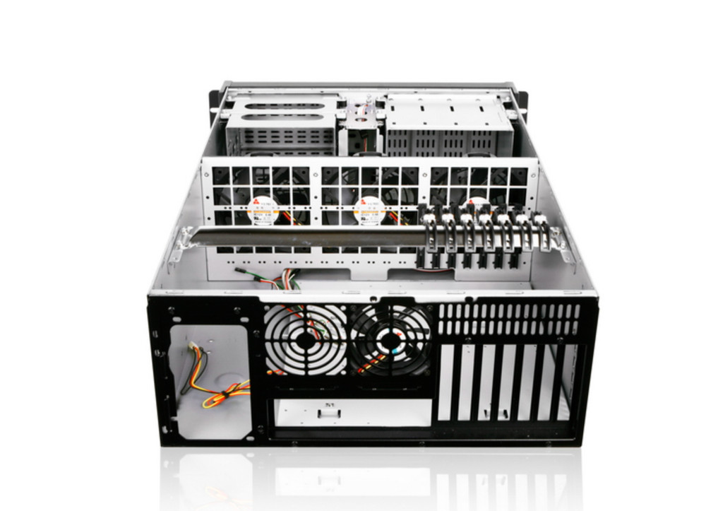 iStarUSA D-400L-7 Rackmount Server Case - Black