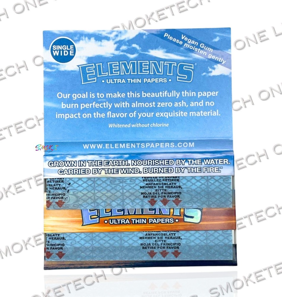 Elements Single Wide Double Pack (100 Leaves) – Single Pack