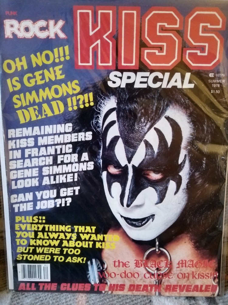 Punk Rock Magazine Summer 1978 KISS Special. Magazine