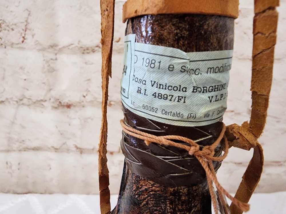 Binicola Borghini Wine In Horse Bottle 1981
