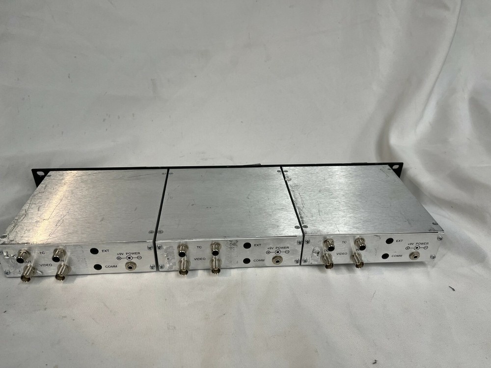 3 Horita RM-50 II Sync Generators On Rack