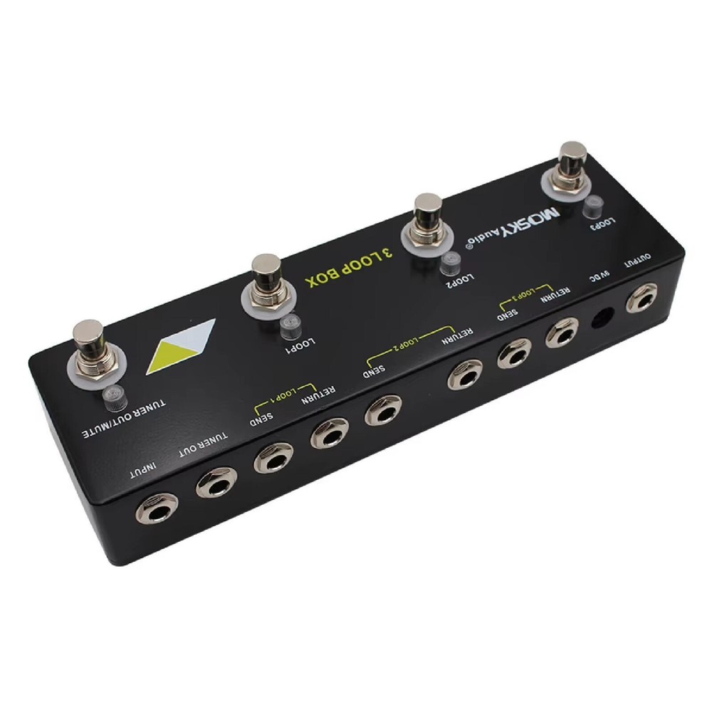 MOSKY Audio 3 LOOP BOX Guitar Pedal Looper Switcher Effect Pedal Loop System CA