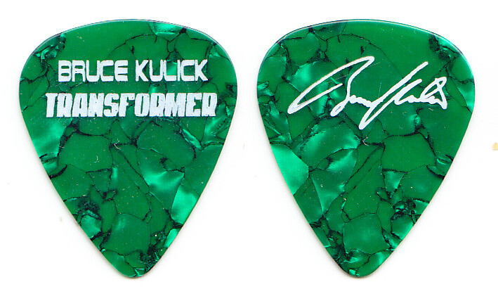 Bruce Kulick Signature Transformer Green Promotional Guitar Pick - 2003 KISS