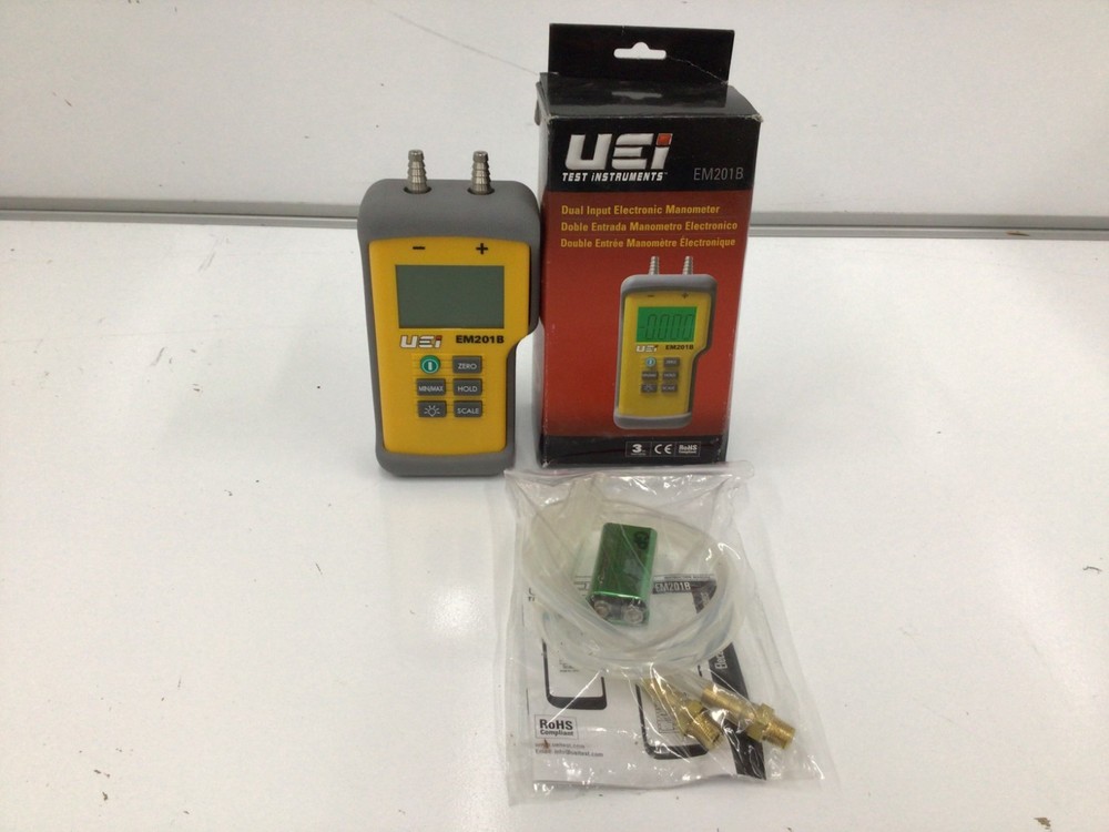 UEi Test Instruments EM201B Dual Input Differential Manometer