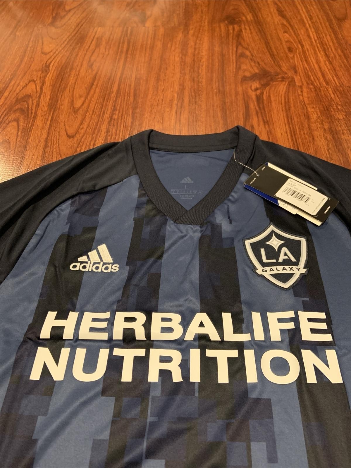 2019 Adidas Men’s Los Angels LA Galaxy Away Soccer Jersey Large L MLS US