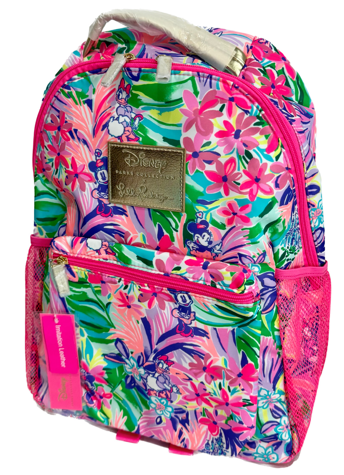 New Disney Parks x Lilly Pulitzer Pink Minnie Dreamin Backpack