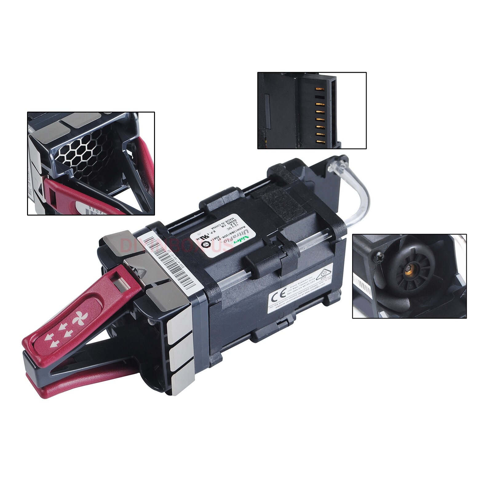 Brand New! Cisco NXA-FAN-35CFM-PI Port-side Intake Serve Fan Burgundy CMUCAJ4BAA