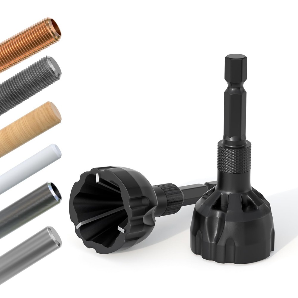 Deburring External Chamfer Tool With Tungsten Carbide Blade, Bolt Thread Repa...