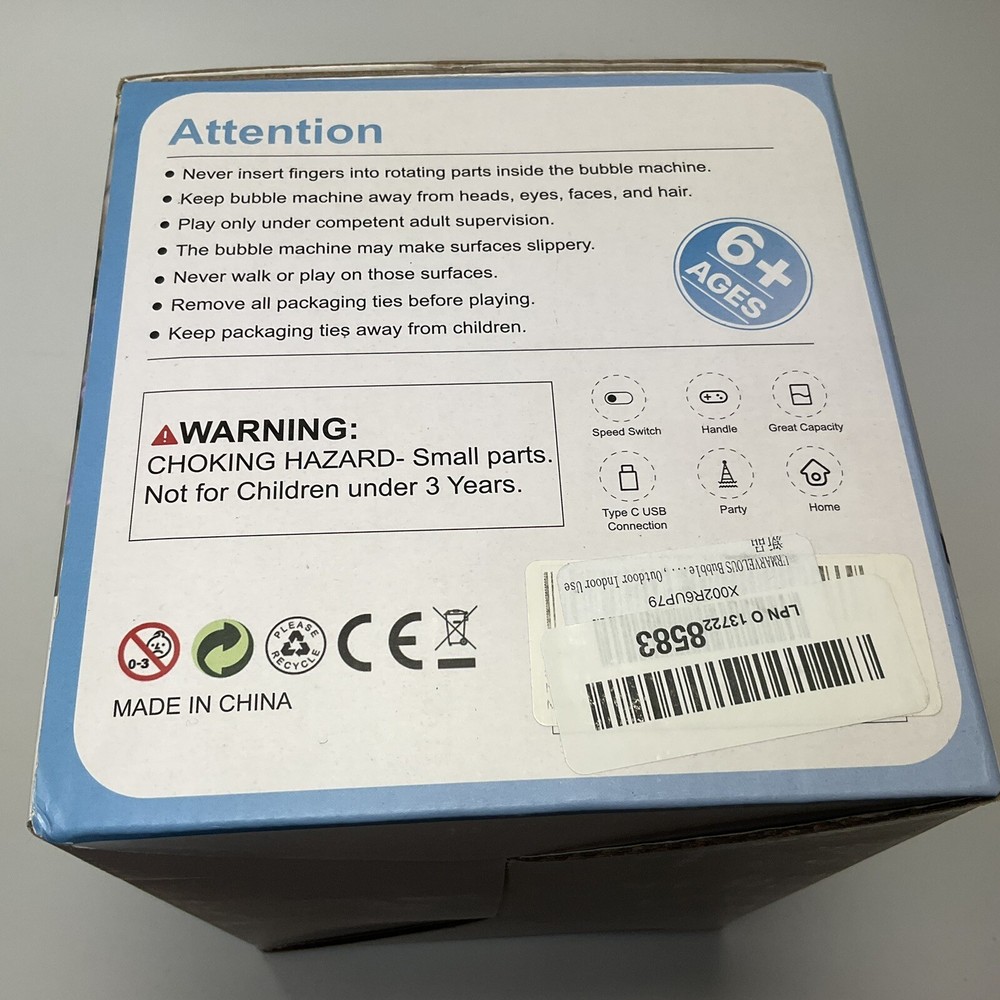 Automatic Bubble Machine for Kids - Fun Bubble Maker for Parties & Playtime