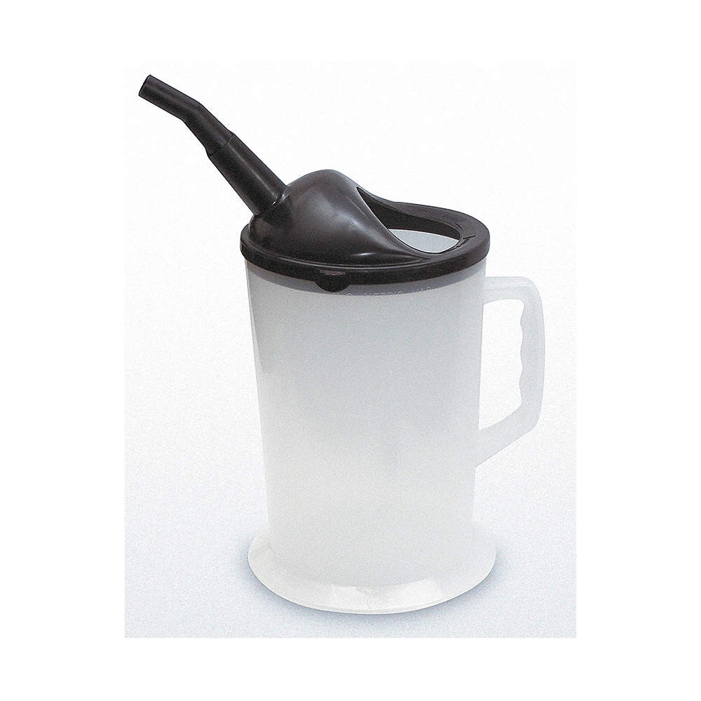 FUNNEL KING 94046 Measuring Container,155 fl oz,Angled 4CUP2