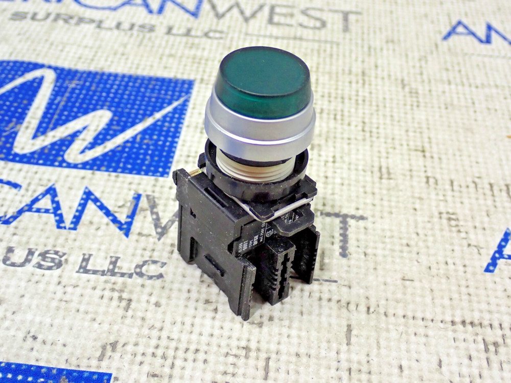 Square D 9001 DFSN  Green  Illuminated Pilot Light Module